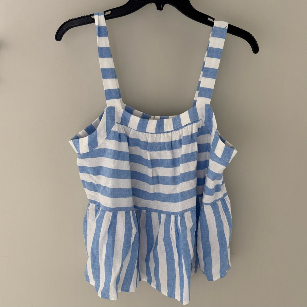 Loft slightly cropped relaxed fit tank top